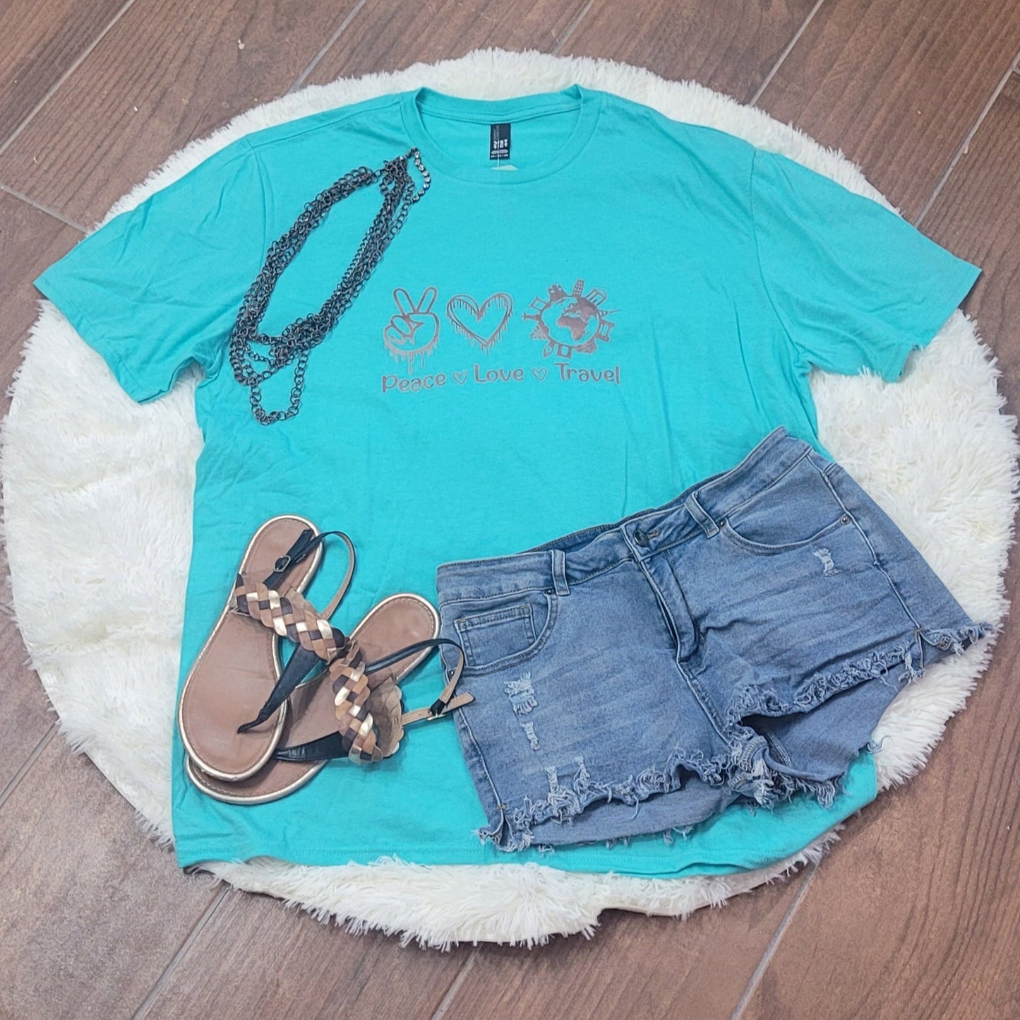 "Peace, Love, and Travel" Tee