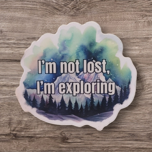 I'm Not Lost Sticker