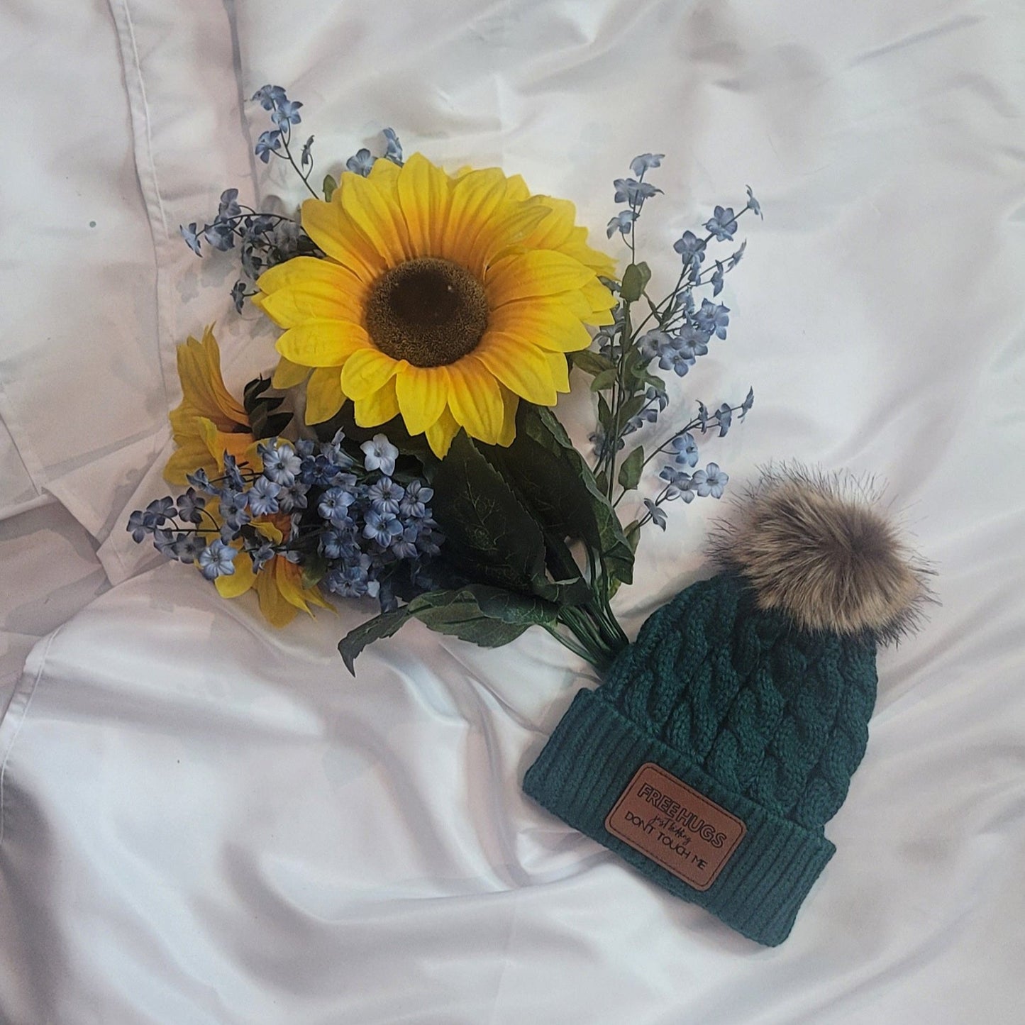 Green Free Hugs Beanie