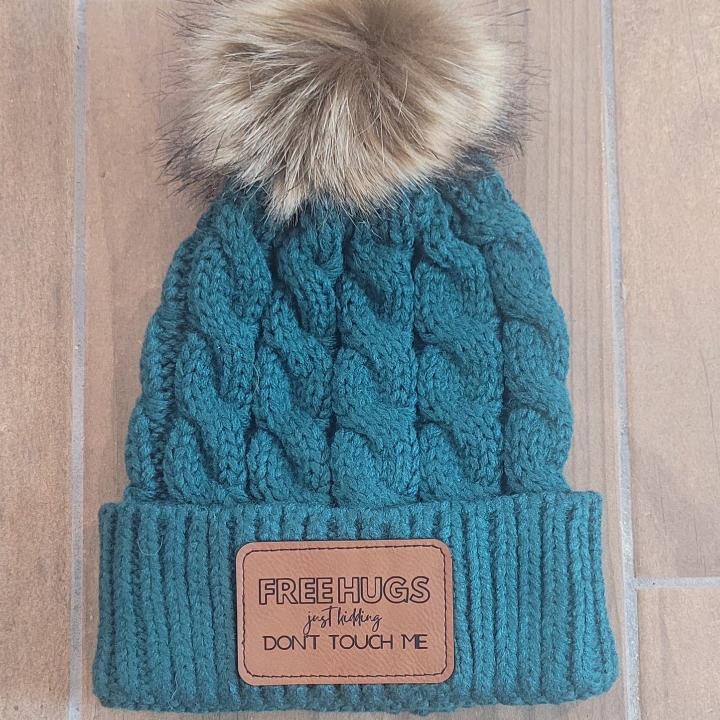 Green Free Hugs Beanie