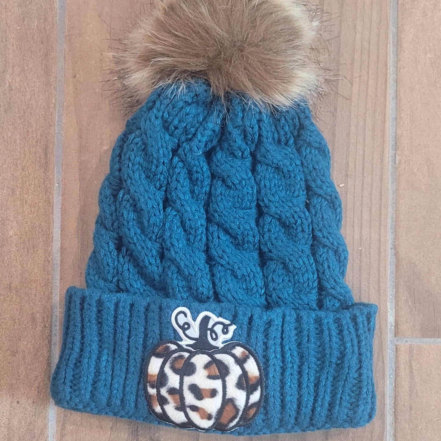 Leopard Pumpkin Beanie