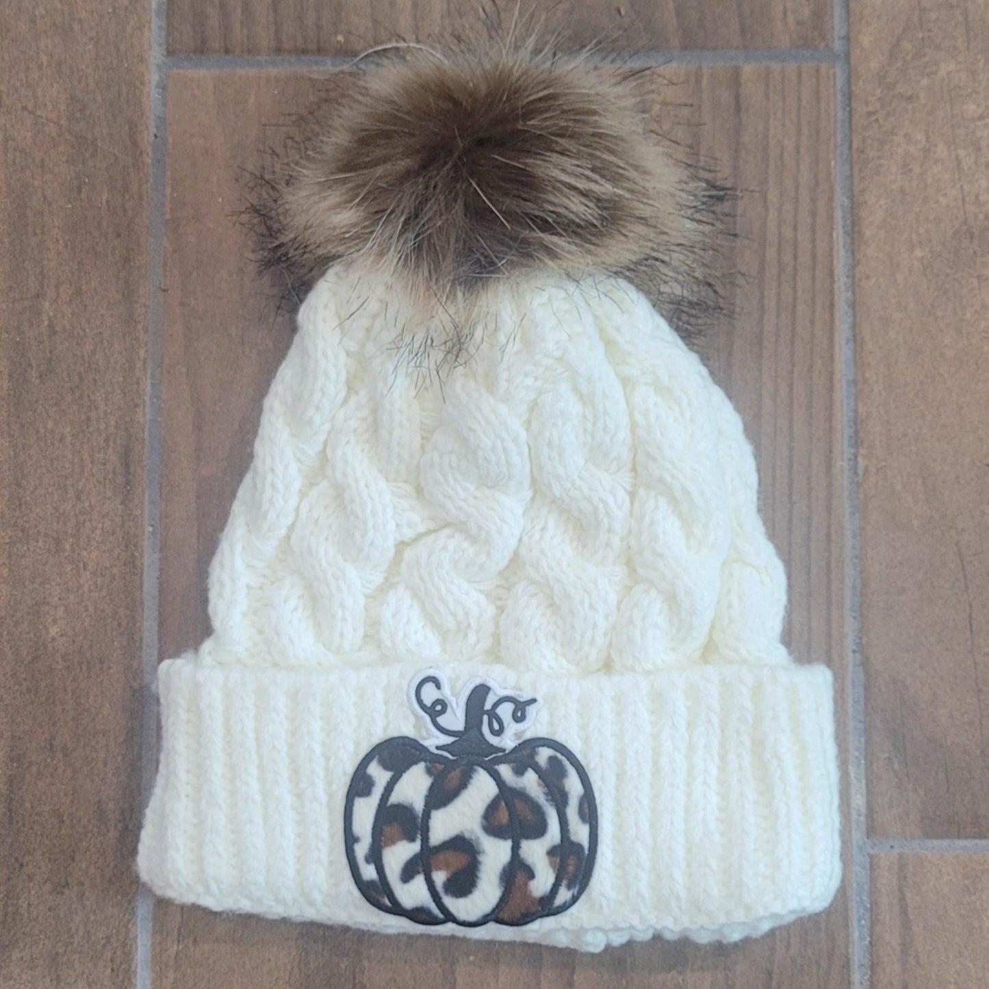 Leopard Pumpkin Beanie