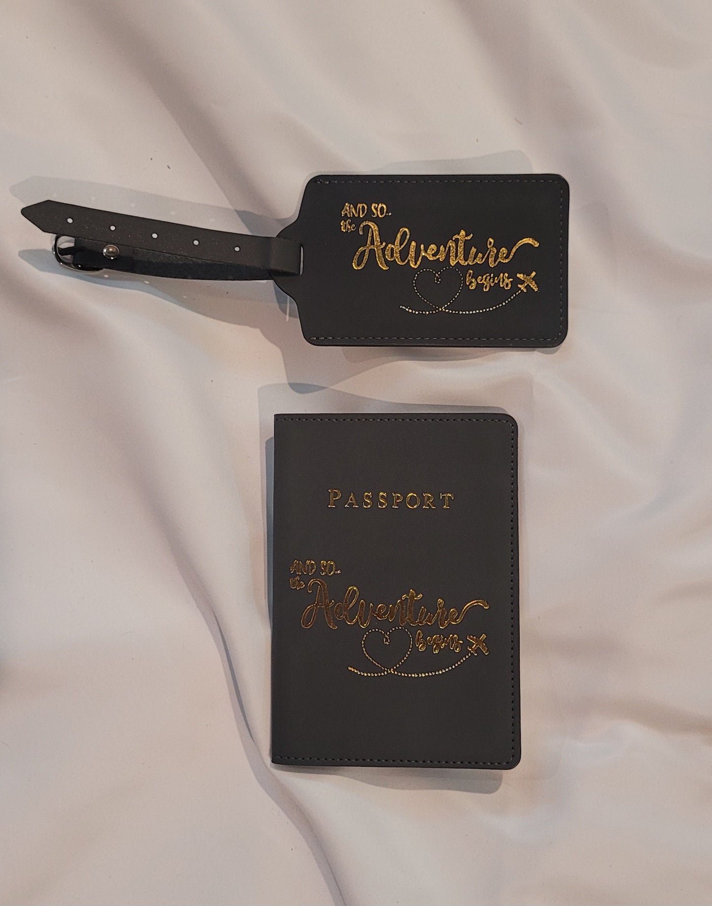 Passport Cover/ Luggage Tag Combo