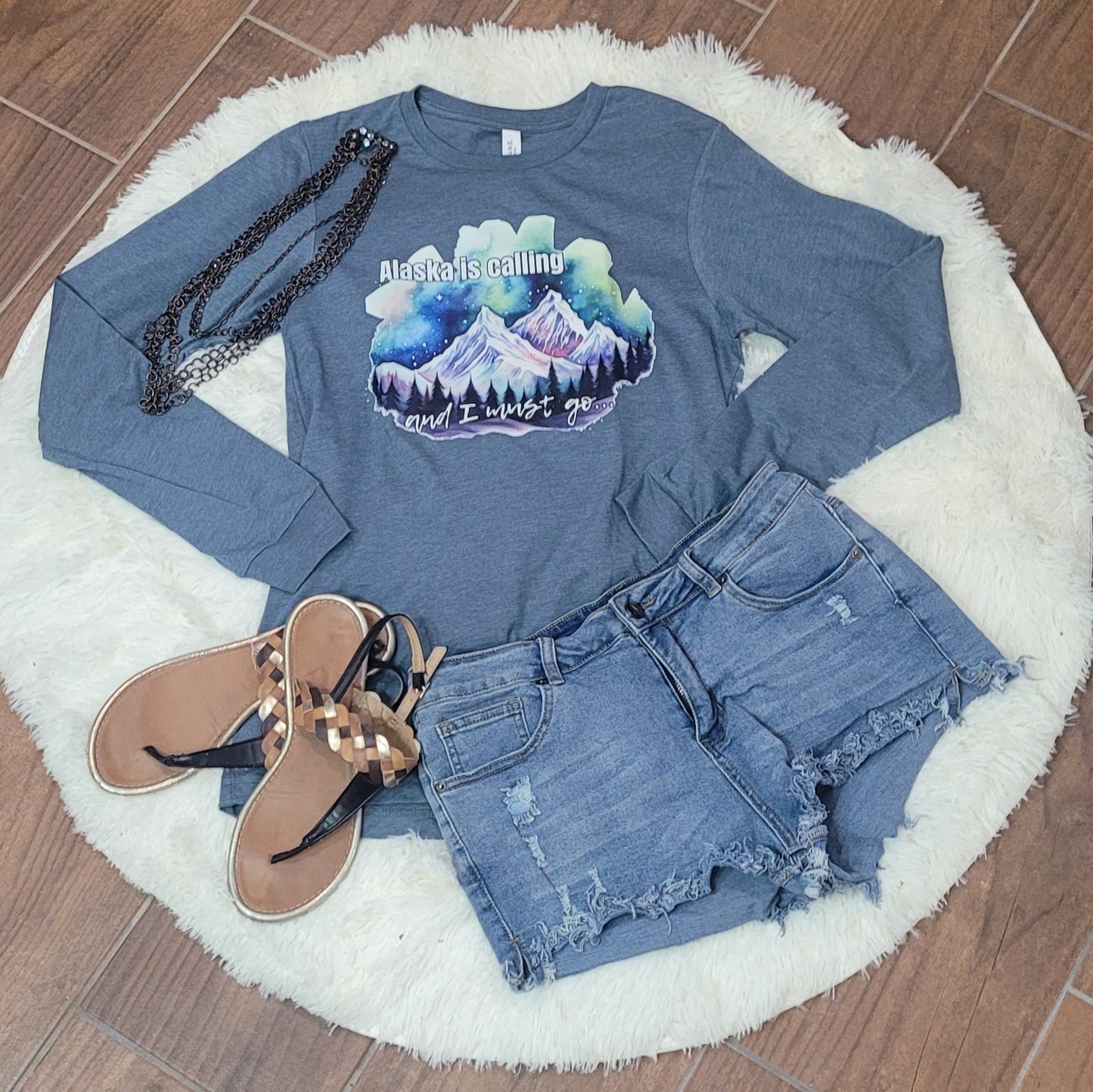 Alaska is Calling Long Sleeve Tee