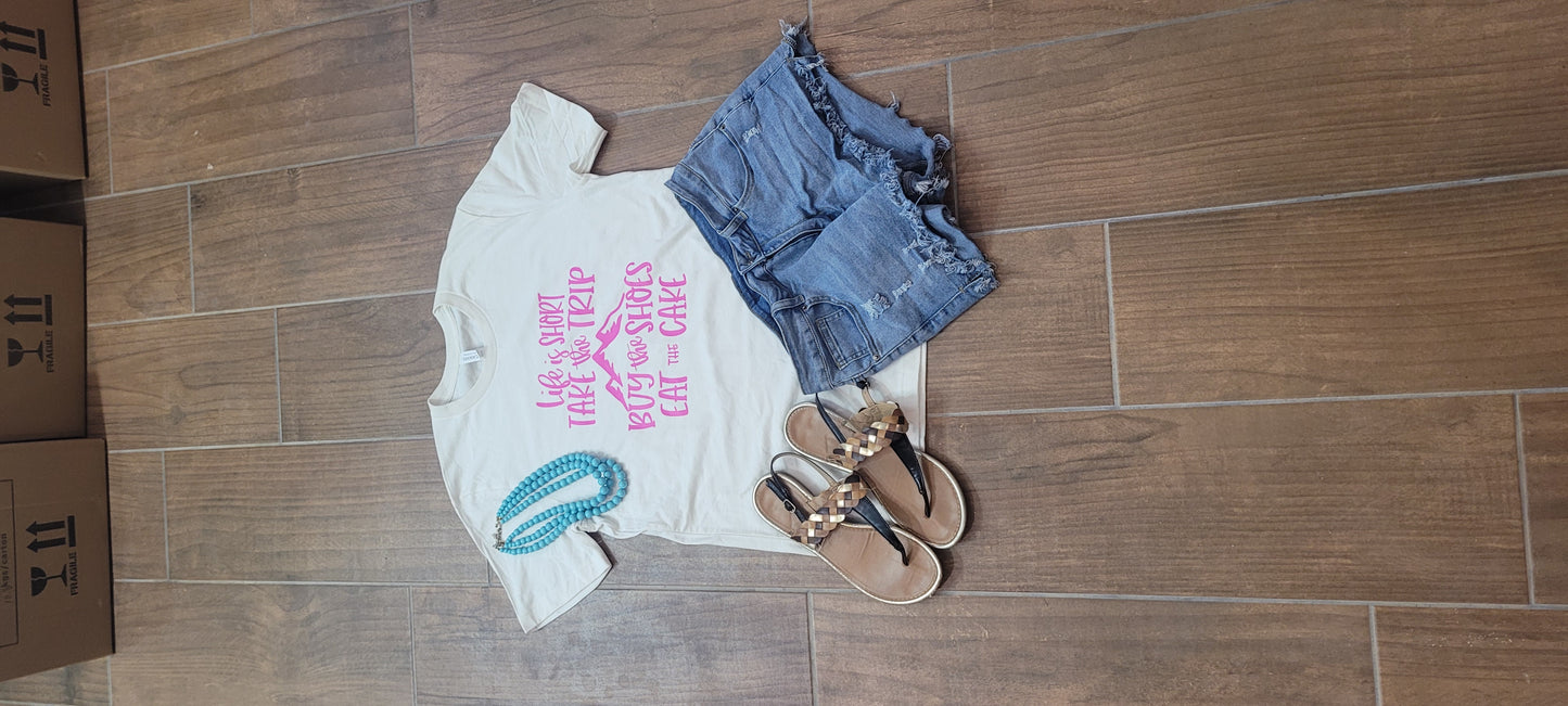 Life is short tee