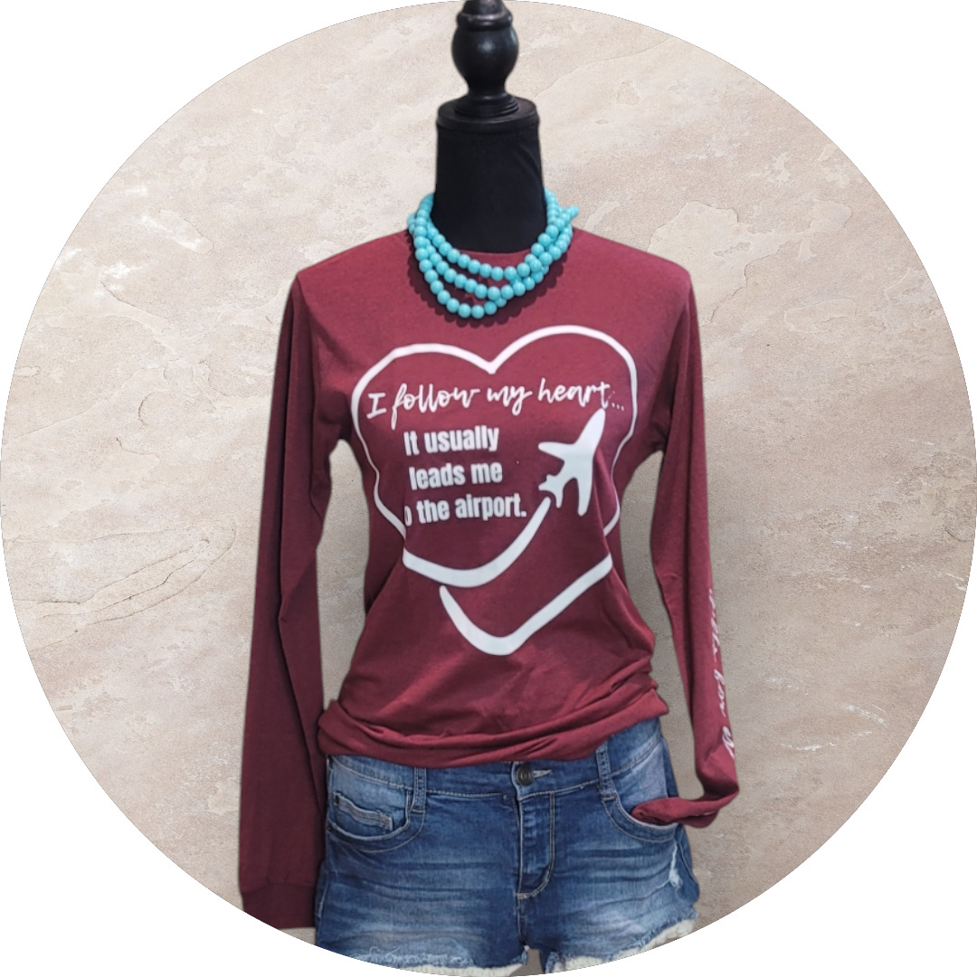 I Follow My Heart Long Sleeve Tee